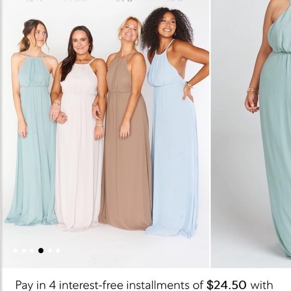 Show Me Your MuMu | Amanda Maxi dress in silver sage crisp - Picture 12 of 16